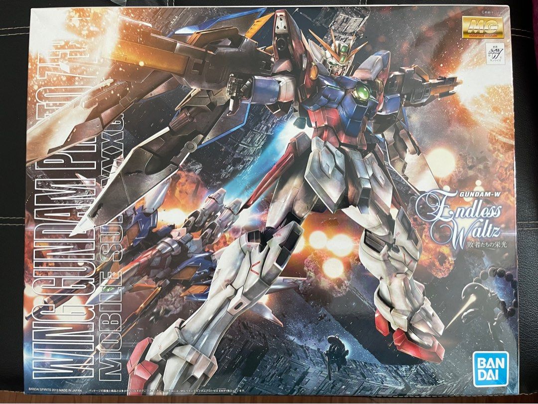 BOX ONLY Gundam Wing Proto Zero EW 1/100 MG (Category: Gundam & Model Kits) located in Mandaluyong City. Submitted by akihabara48 (Listing ID 1241621142, Image 1). Description: BOX ONLY Wing Gundam Proto Zero Endless Waltz 1/100 Scale XXXG-00W0 Master Grade Model Bought in Japan last month. .