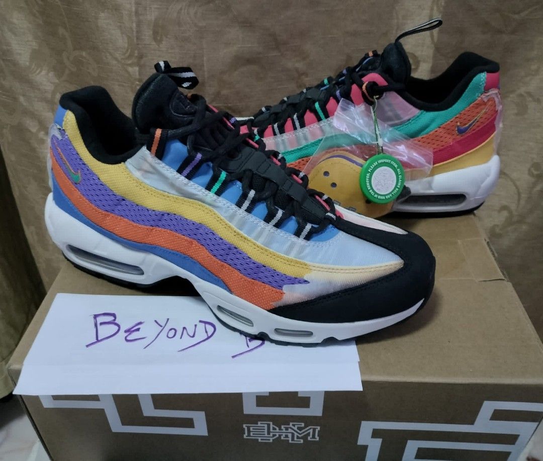 Brand New Nike Air Max 95 Black History Month US9.5 Men s Fashion Footwear Sneakers on Carousell