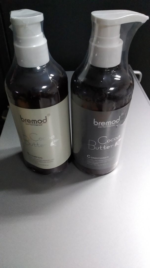 BREMOD SHAMPOO & CONDITIONER - WHOLESALE (Category: Bath) located in Quezon City. Submitted by uno_store (Listing ID 1241601247, Image 2). Description: !! BREMOD TRENDING SHAMPOO & CONDITIONER !! TRENDING LALO NA SA TIKTOK! 🖤 !! WHOLESALE !! PANG NEGOSYO DEALS TRENDING 100% LEGIT scents: cocoa butter Minimum order: 2 boxes shampoo P 6480 2 boxes conditioner P 6480 TOTAL 12960 ARE YOU SUFFERING FROM: 👋 hair fall? 👋 dry/dull hair ? 👋 damaged ha
