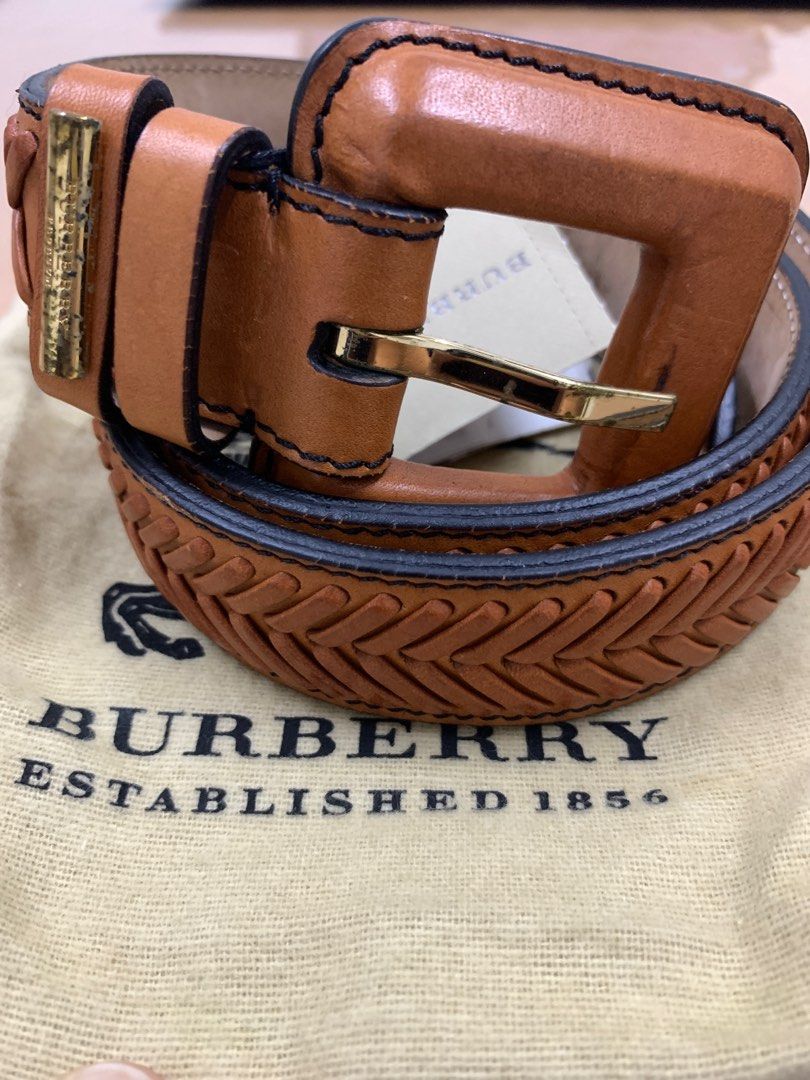 Burberry established 1856 belt outlet