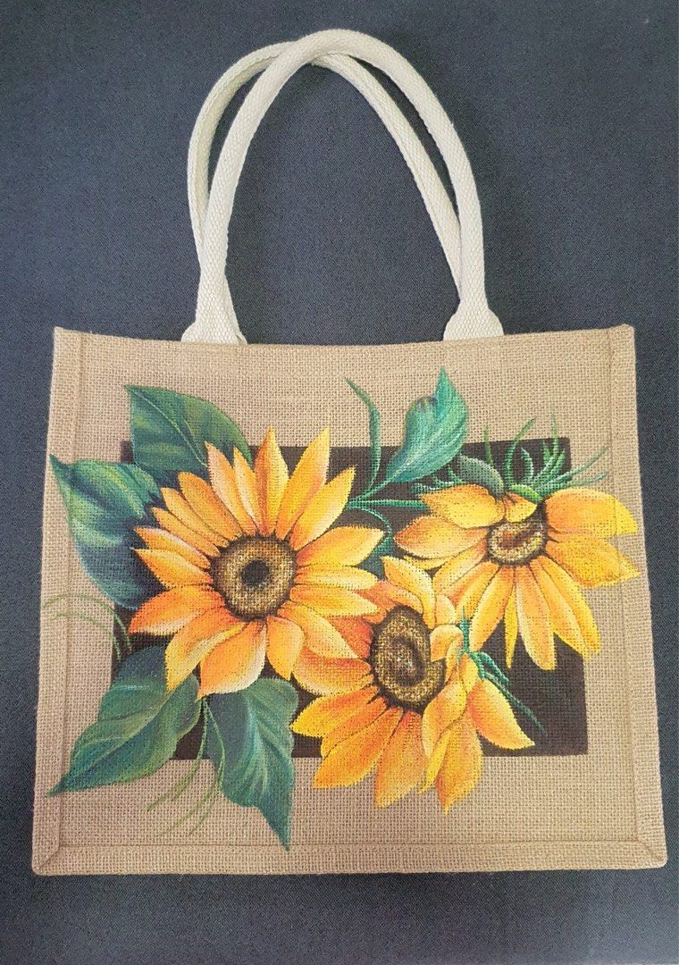 Jute bag craft on sale