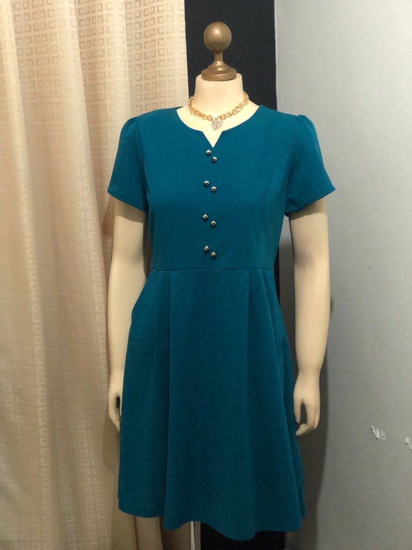 Blue green shop casual dress