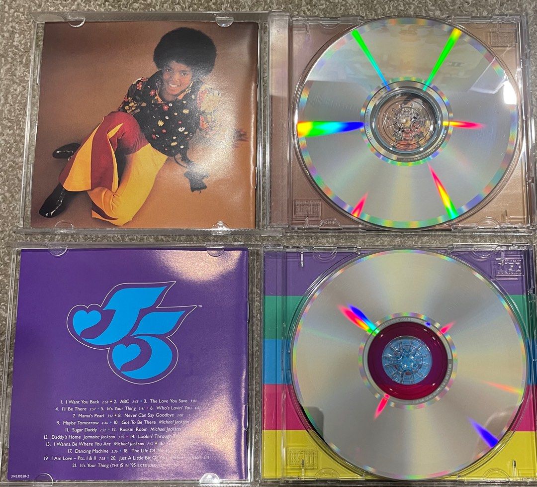 CD: pop, dance - Michael Jackson (1)Number Ones, (2) The Stripped Mix ...