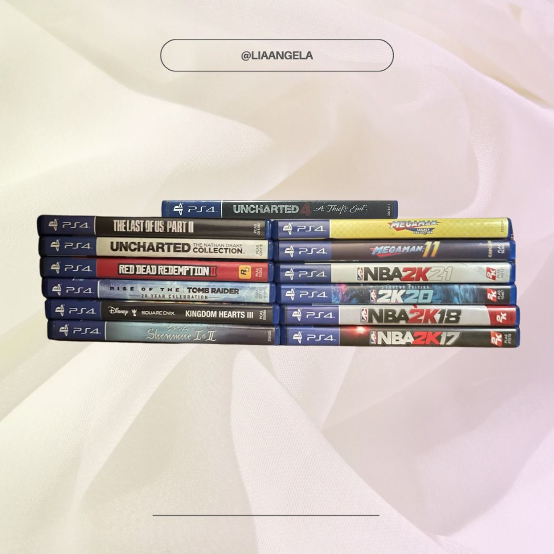 CHEAP DOWNPRICED ASSORTED PS4 GAMES (Category: PlayStation) located in Paranaque City. Submitted by liaangela (Listing ID 1241518032, Image 1). Description: ☆ Assorted PS4 Games Downpriced and Cheap! ☆ 11/13 Games Available! ☆ SOLD ITEMS - NOT AVAILABLE! - Megaman Legacy - Megaman 11 ☆ NBA 2K series is sold as a set. ☆ See Pictures for Prices! ‼️ BUNDLE DEAL - TAKE ALL 11 GAMES FOR ₱4,600 ‼️ ☆ Send us a message! - Quality check pics - Questions ☆
