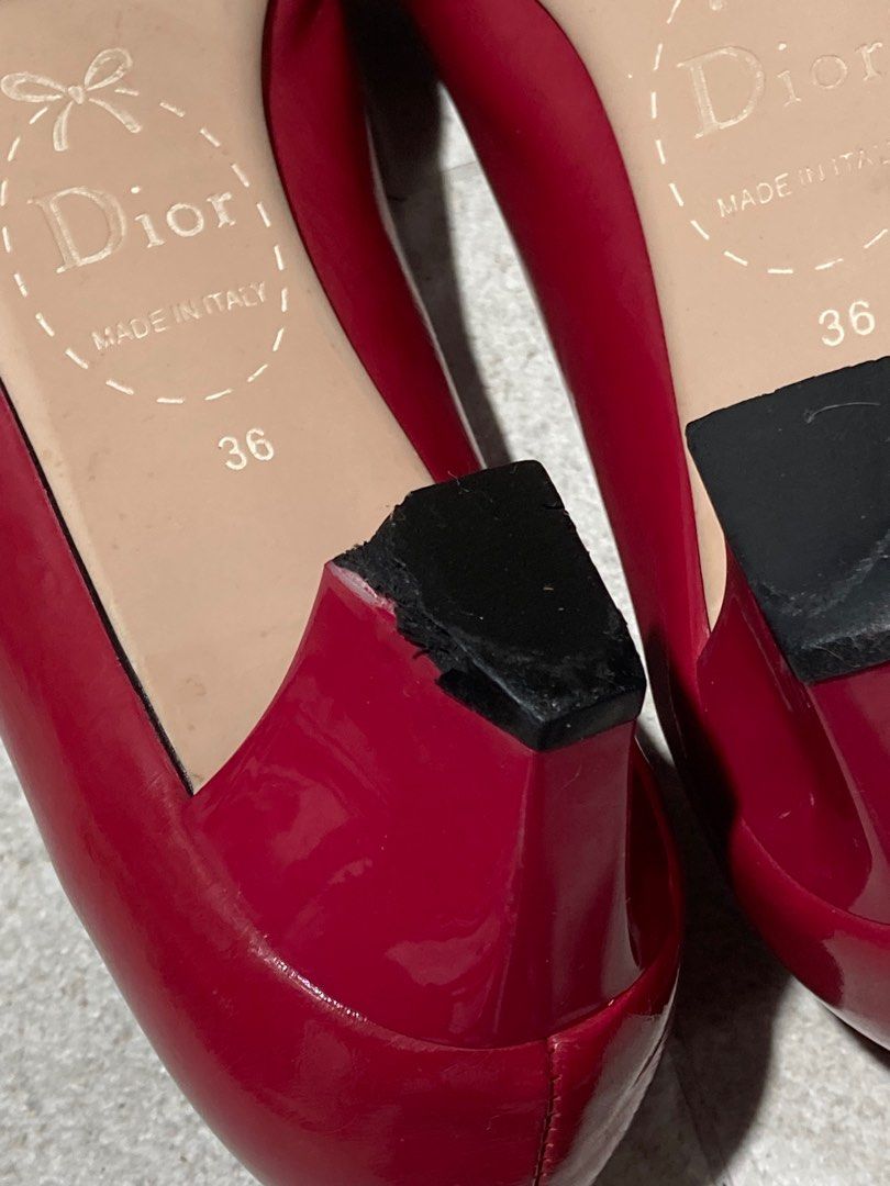Christian Dior red heels, Women's Fashion, Footwear, Heels on Carousell