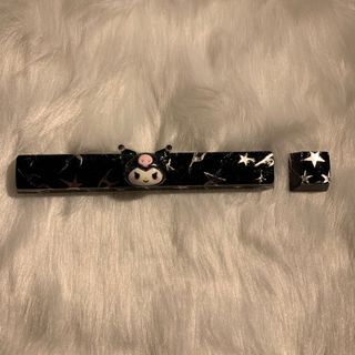 Chrome kuromi spacebar artisan keycaps