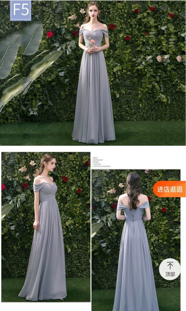 Classy Bridesmaid Evening Dress, Women's Fashion, Dresses & Sets, Evening  Dresses & Gowns on Carousell