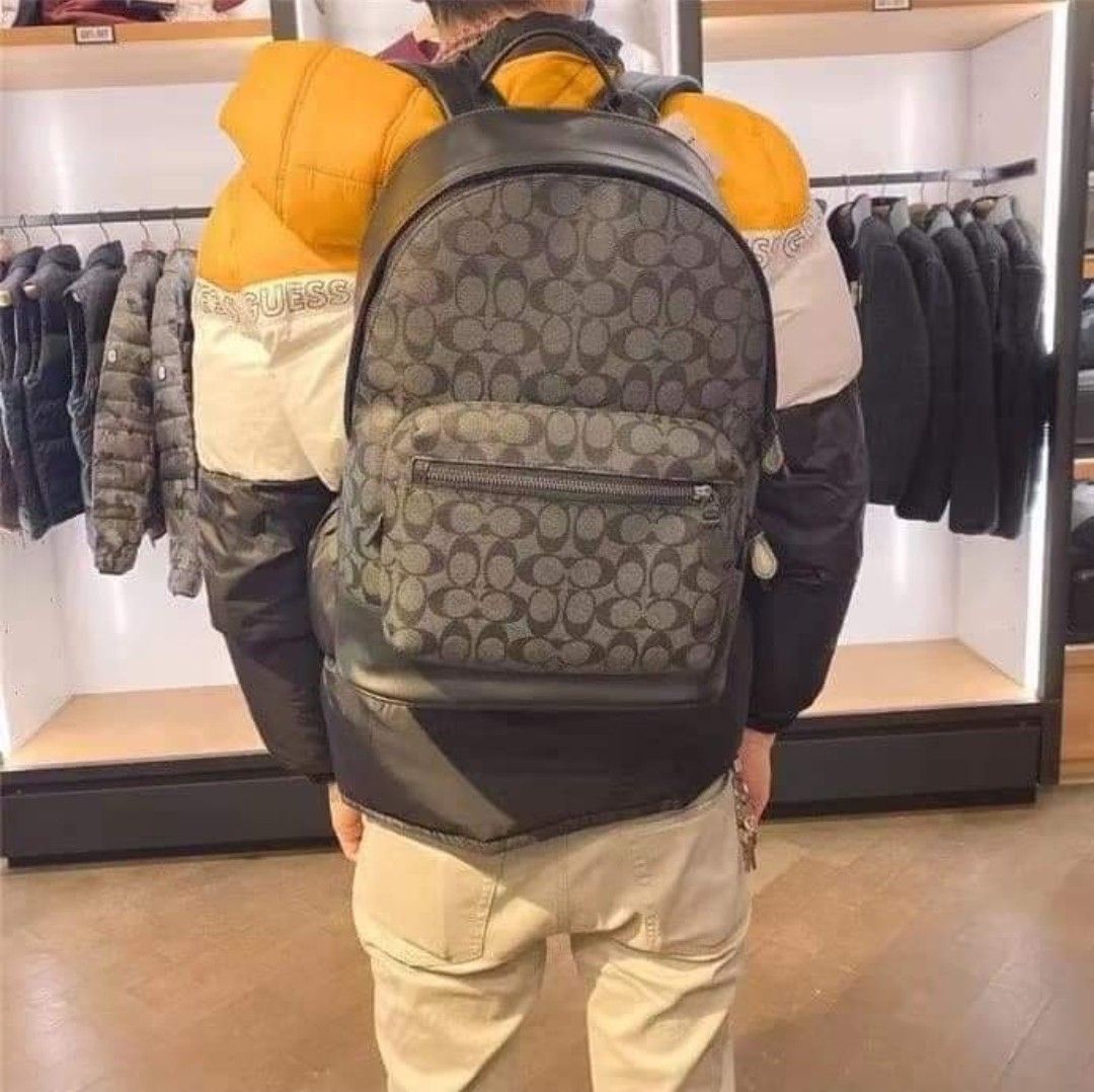 West backpack sales in signature canvas