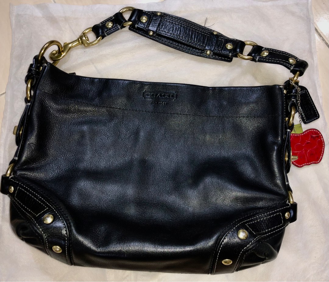 Coach carly leather bag top