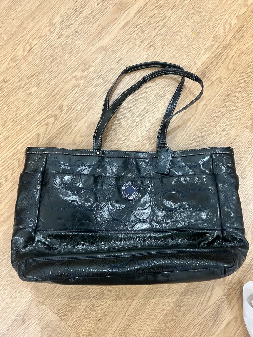 COACH ORI diaper bag laptop bag tote bag leather Fesyen Wanita