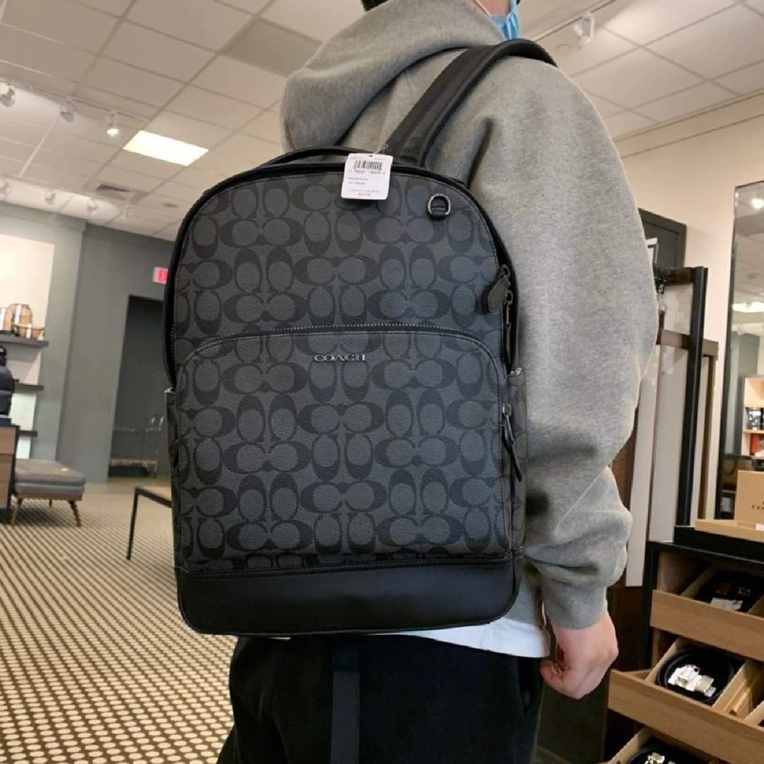 Graham Backpack In Signature Canvas Men s accessories