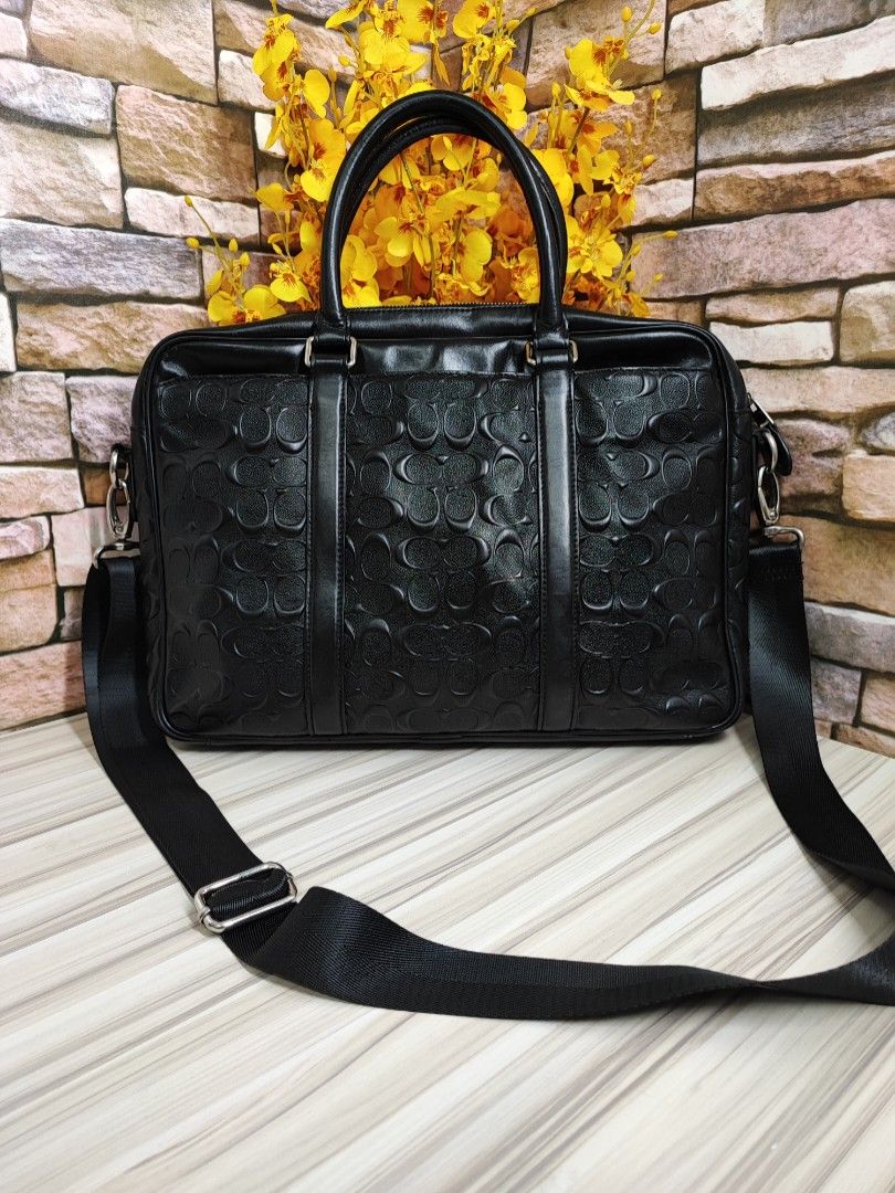 Coach perry slim briefcase on sale