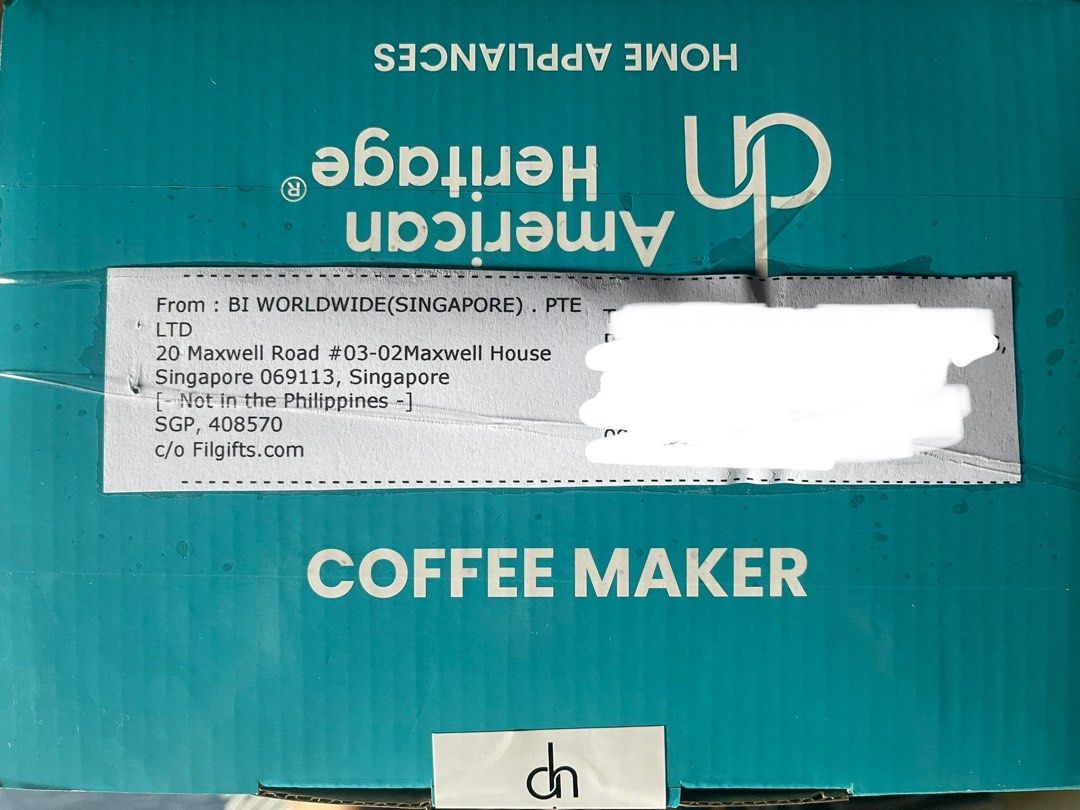 COFFEE MAKER AMERICAN HERITAGE on Carousell