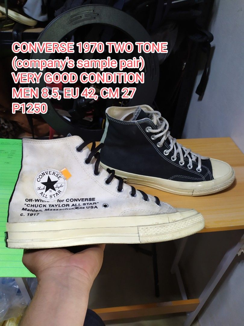 Converse off white two tone discount