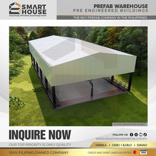 COVERED COURT - PREFAB WAREHOUSE