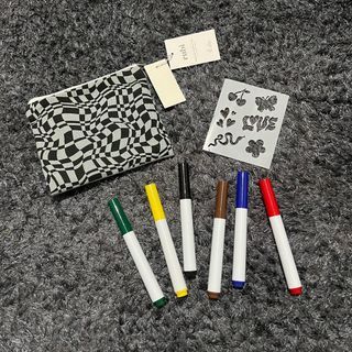 Rubi 6pcs Fabric Markers with Pouch