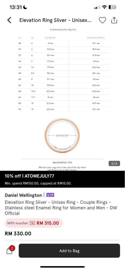 Daniel Wellington Ring Size Chart Hot Sale - www.edoc.com.vn 1694715543