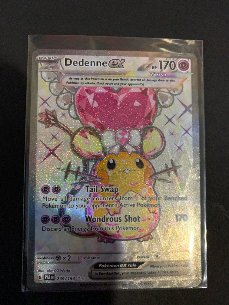 dedenne ex pokemon card price - 093/193 [1L] Tingly Return GX (50) Your opponents Active Pokmon is now Paralyzed Dedenne ex Paldea Evolved Pokemon