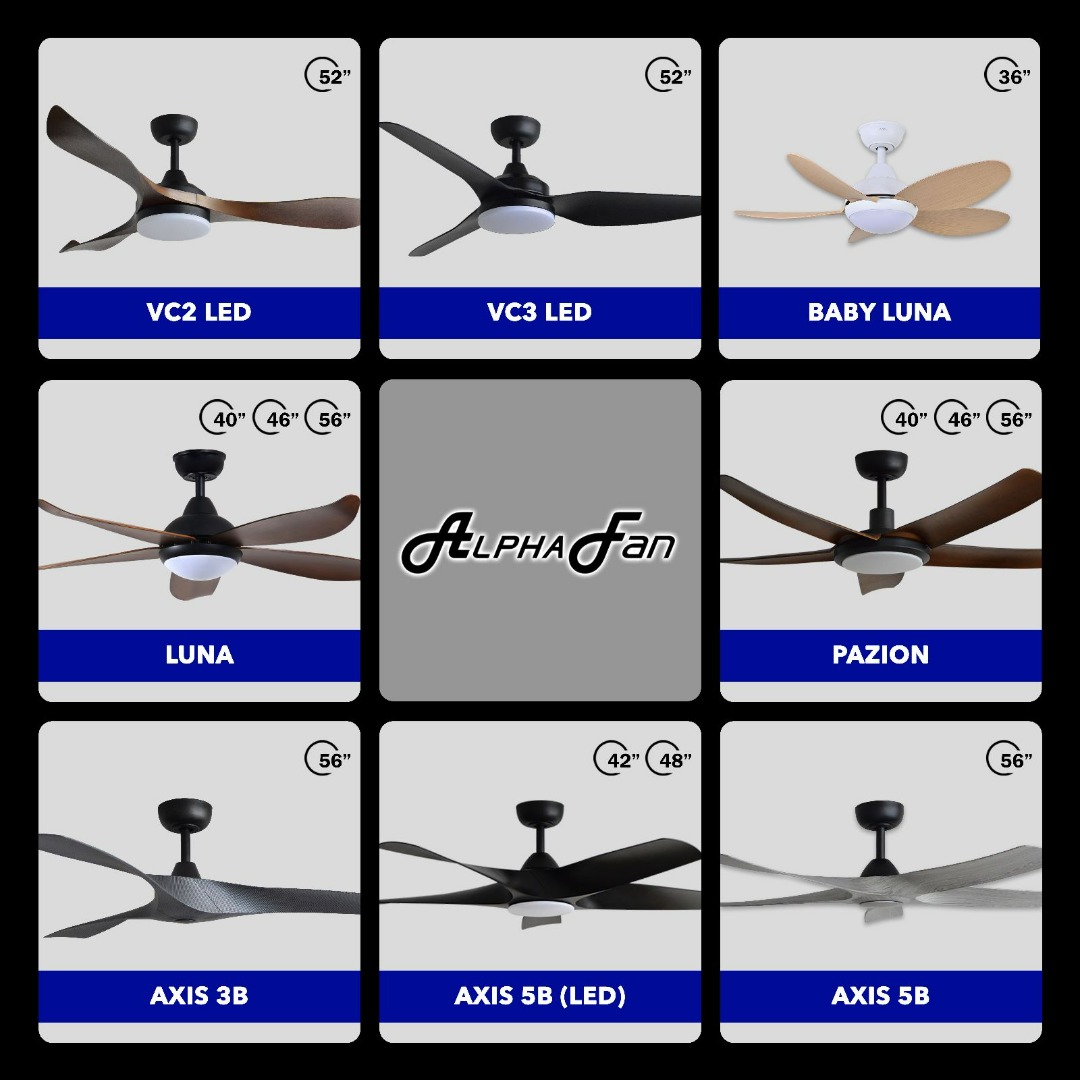 ALPHA DC CEILING FAN [DELIVERY / INSTALLATION] , Furniture & Home ...