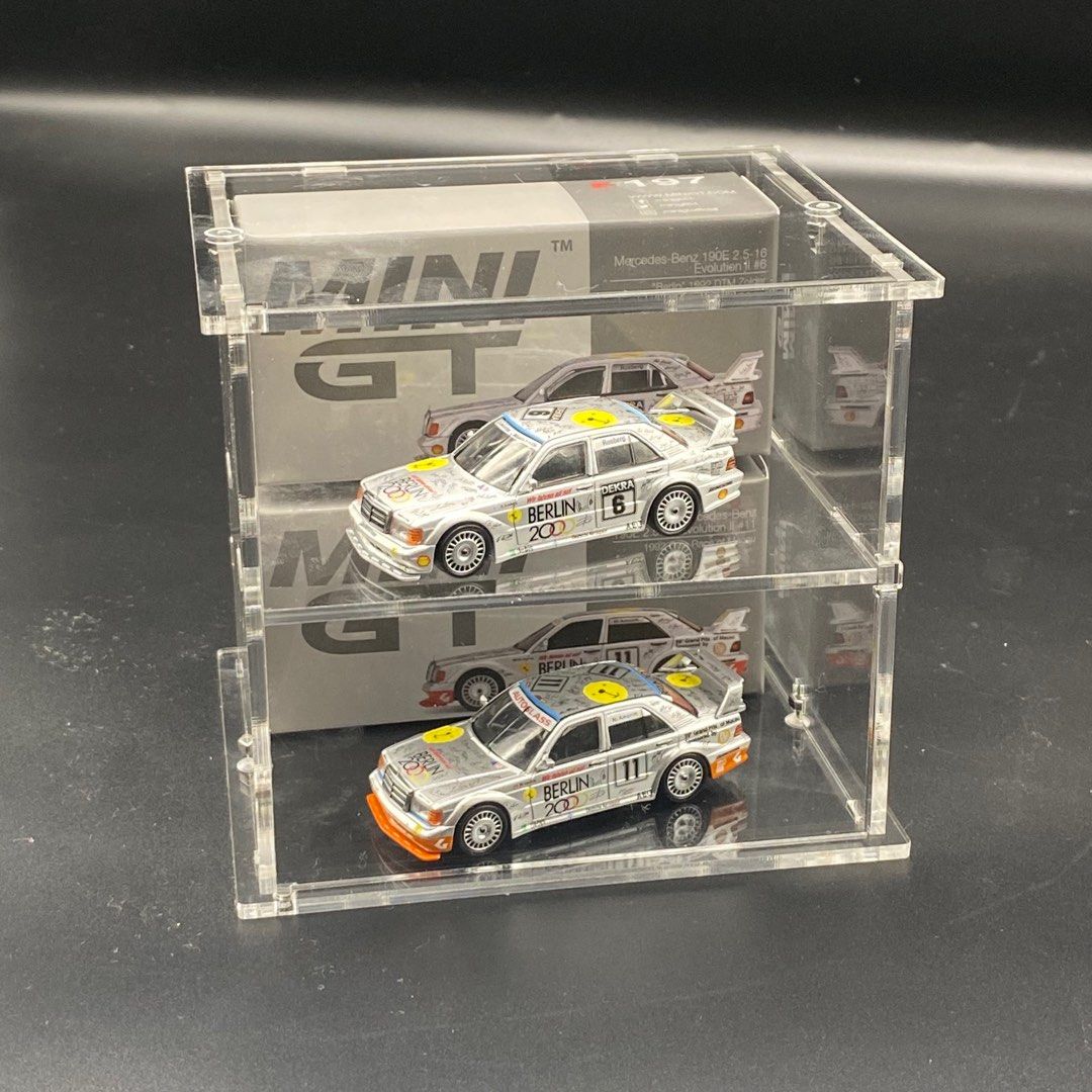 [Ready Stock] Display Cabinet for 2 Mini GT Cars & Boxes, Hobbies ...