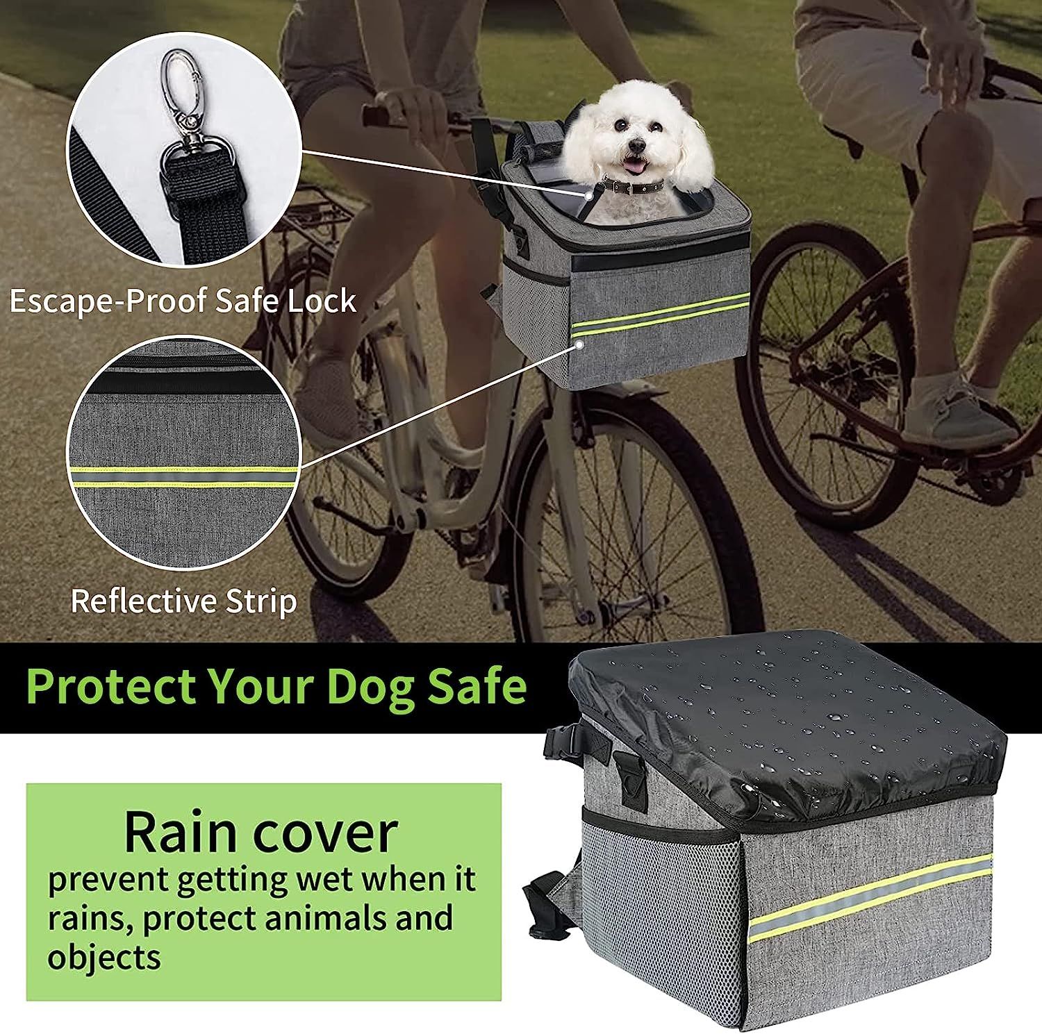Dog Bike Basket, Pet Supplies, Homes & Other Pet Accessories on Carousell