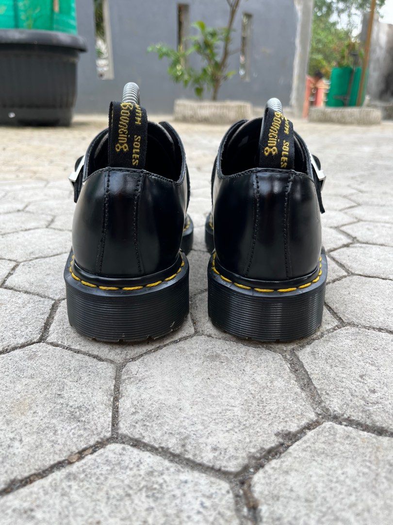 Dr Martens Ramsey Monk Black Leopard Fesyen Pria Sepatu Sepatu