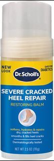 Dr. Scholl's Severe Cracked Heel Repair Restoring Balm 2.5oz, with 25% Urea for Dry, Cracked Feet