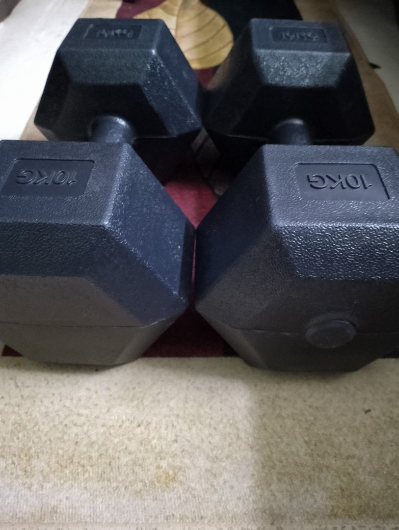 dumbell 10kg 2pieces Sports Equipment Exercise Fitness