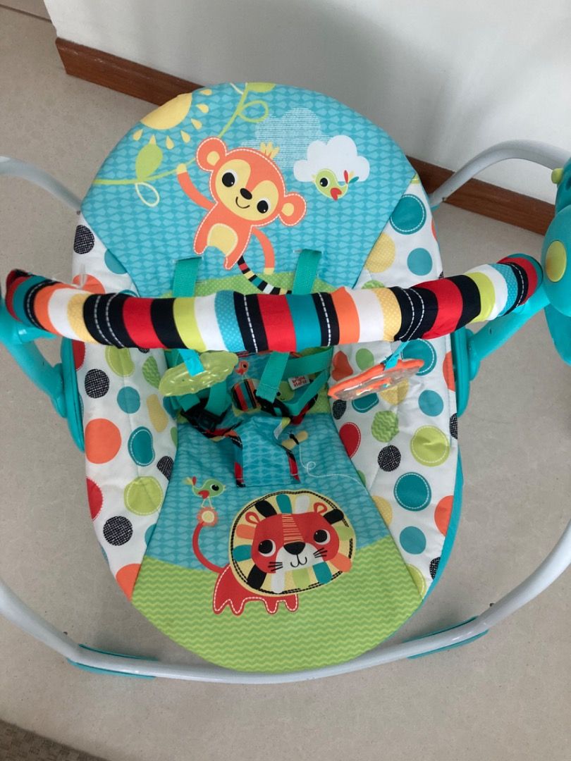 East Coast Baby Rocker Bright Starts Safari Portable Baby