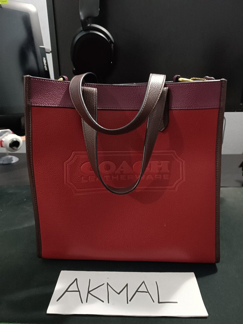Coach color block best sale tote