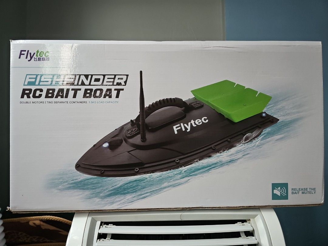 Fish finder rc bait boat top