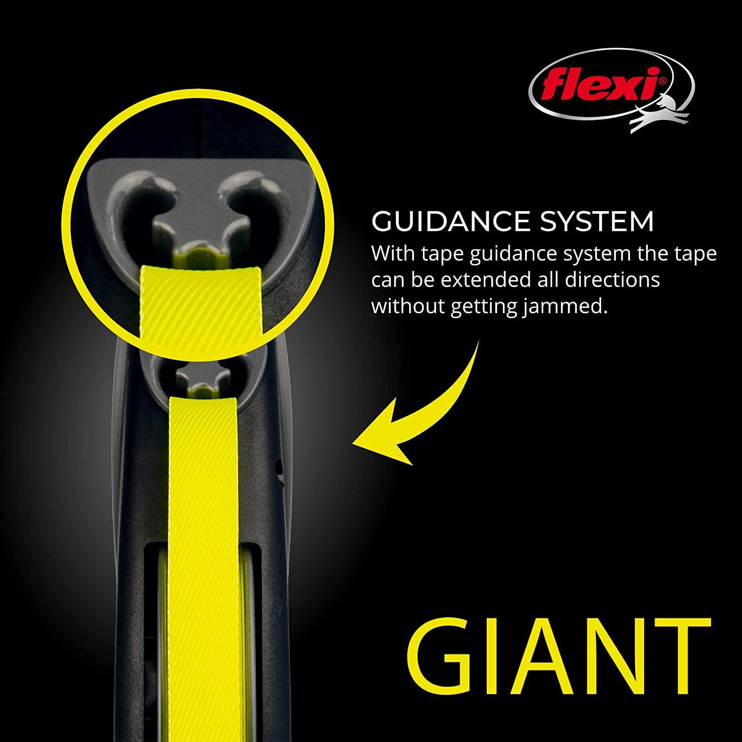 Flexi Giant Medium Retractable Dog Leash Tape 26 ft Medium