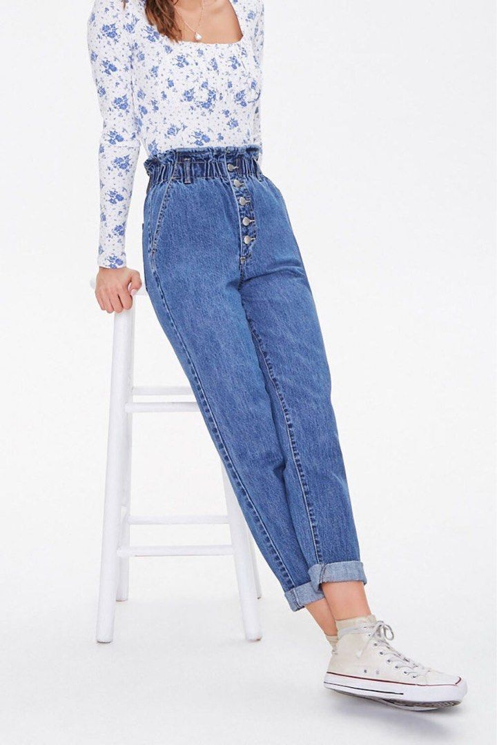 Paperbag jeans online forever 21