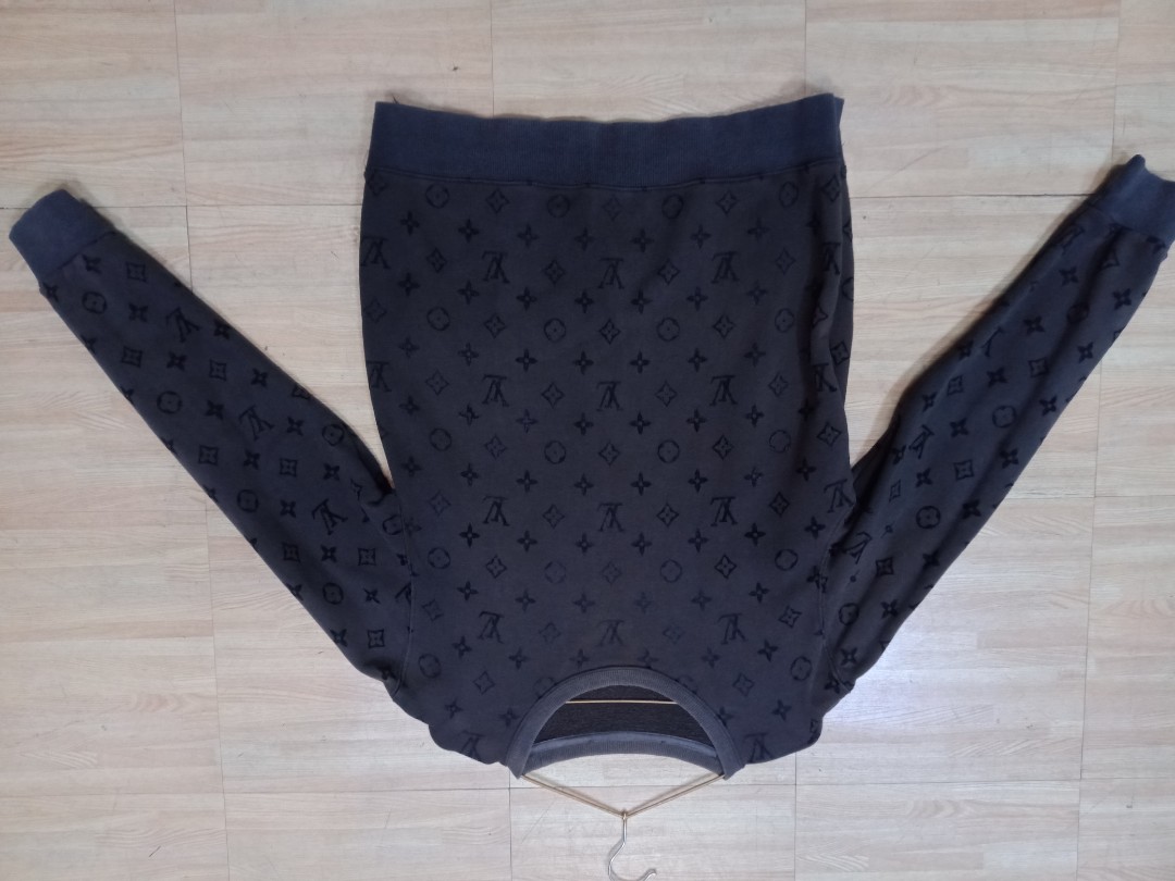 Louis vuitton croptop hoodie leggings for women luxury brand lv