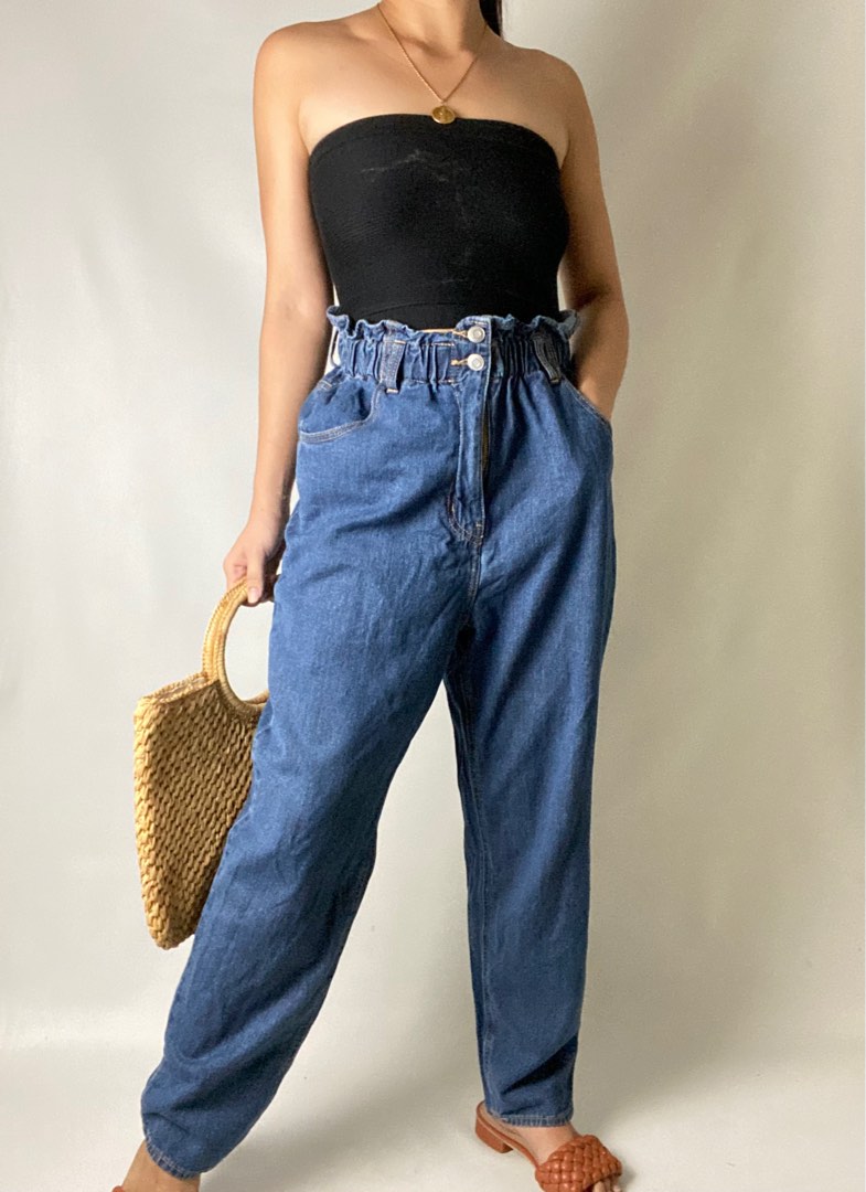 Garterize Mom Jeans, Women'S Fashion, Bottoms, Jeans On Carousell