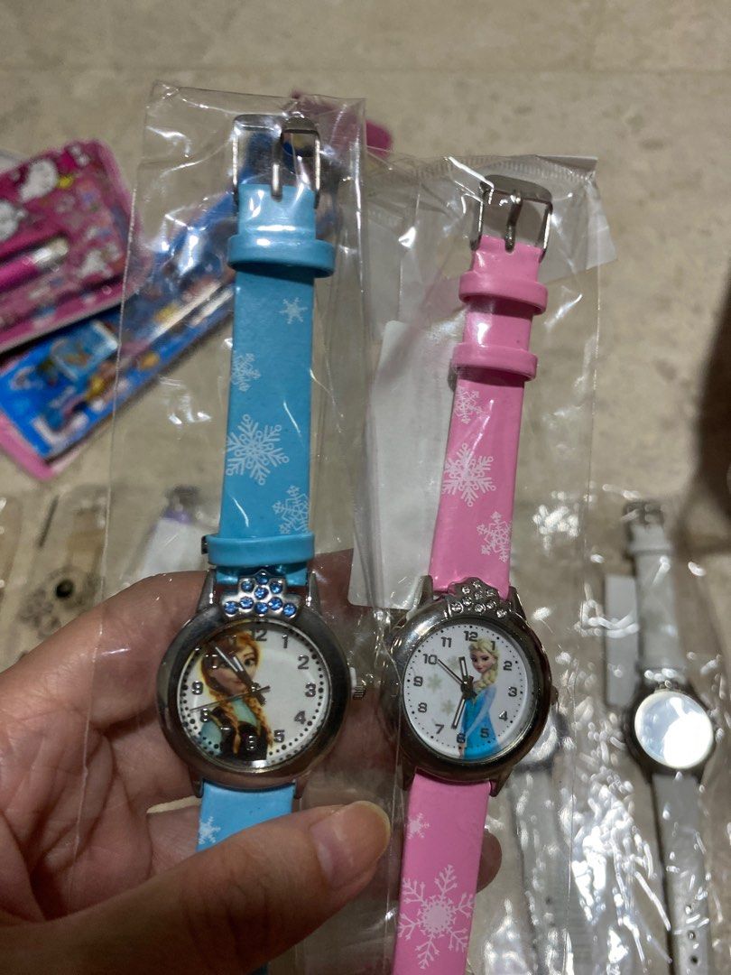 Girls watches hello kitty Anna Elsa Frozen Babies Kids Babies