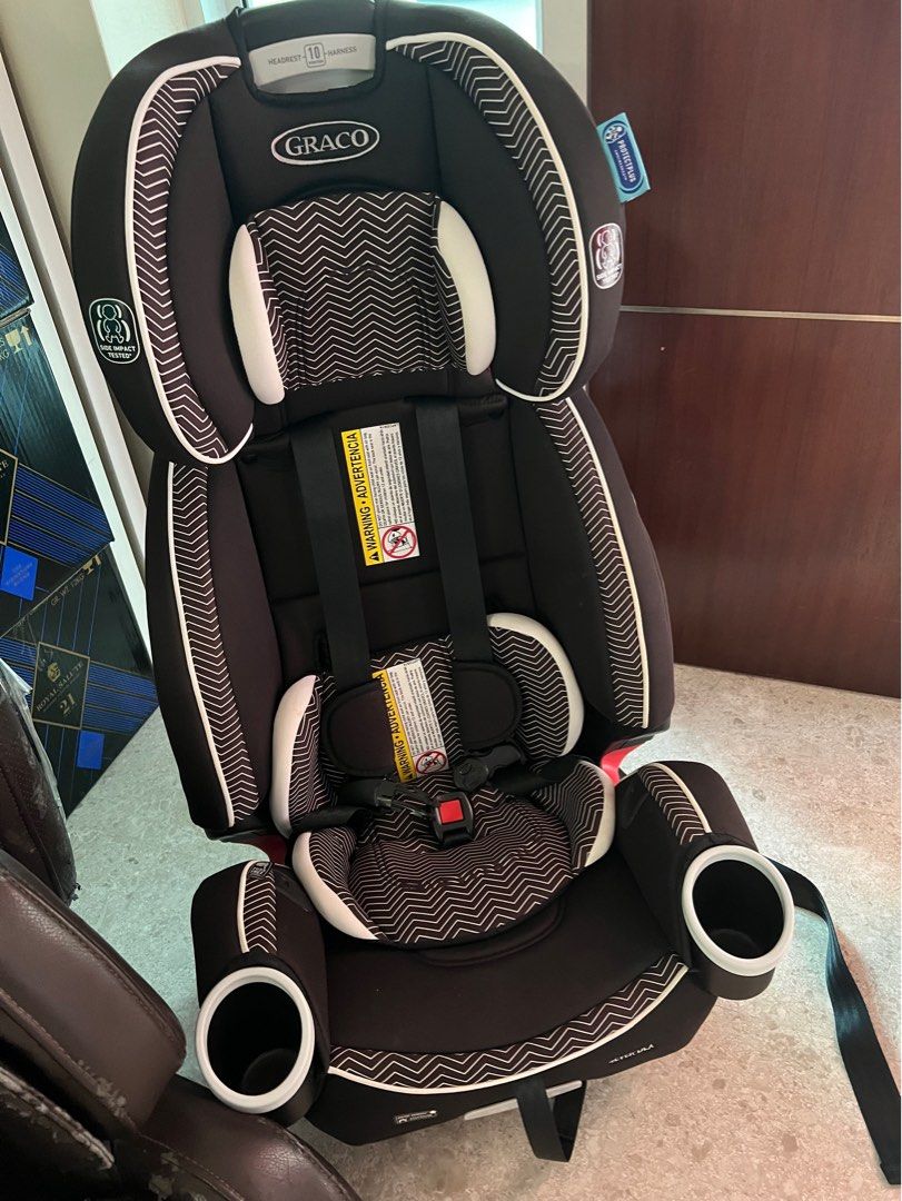 Graco striped car seat top