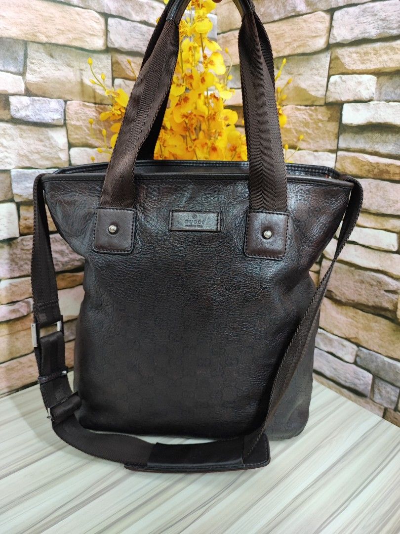GUCCI Guccissima Tote Brown bag Women s Fashion Bags Wallets