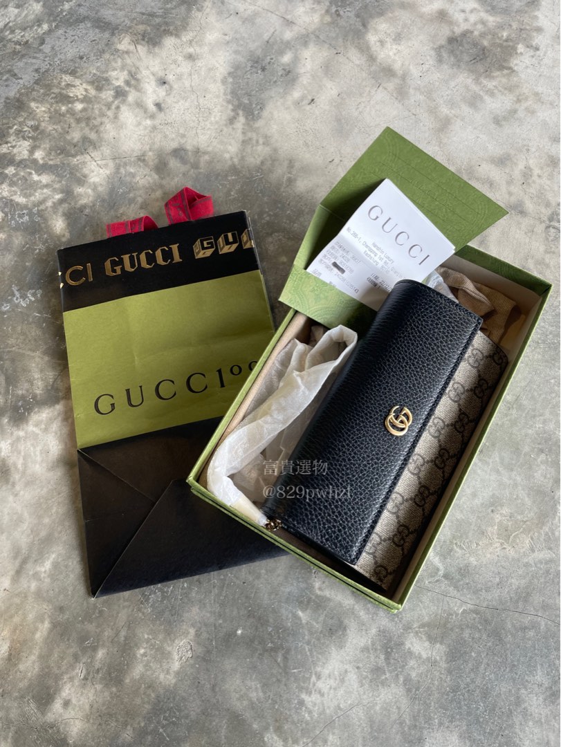 Gucci woc全新大全配台灣購證, 名牌精品, 精品包與皮夾在旋轉拍賣