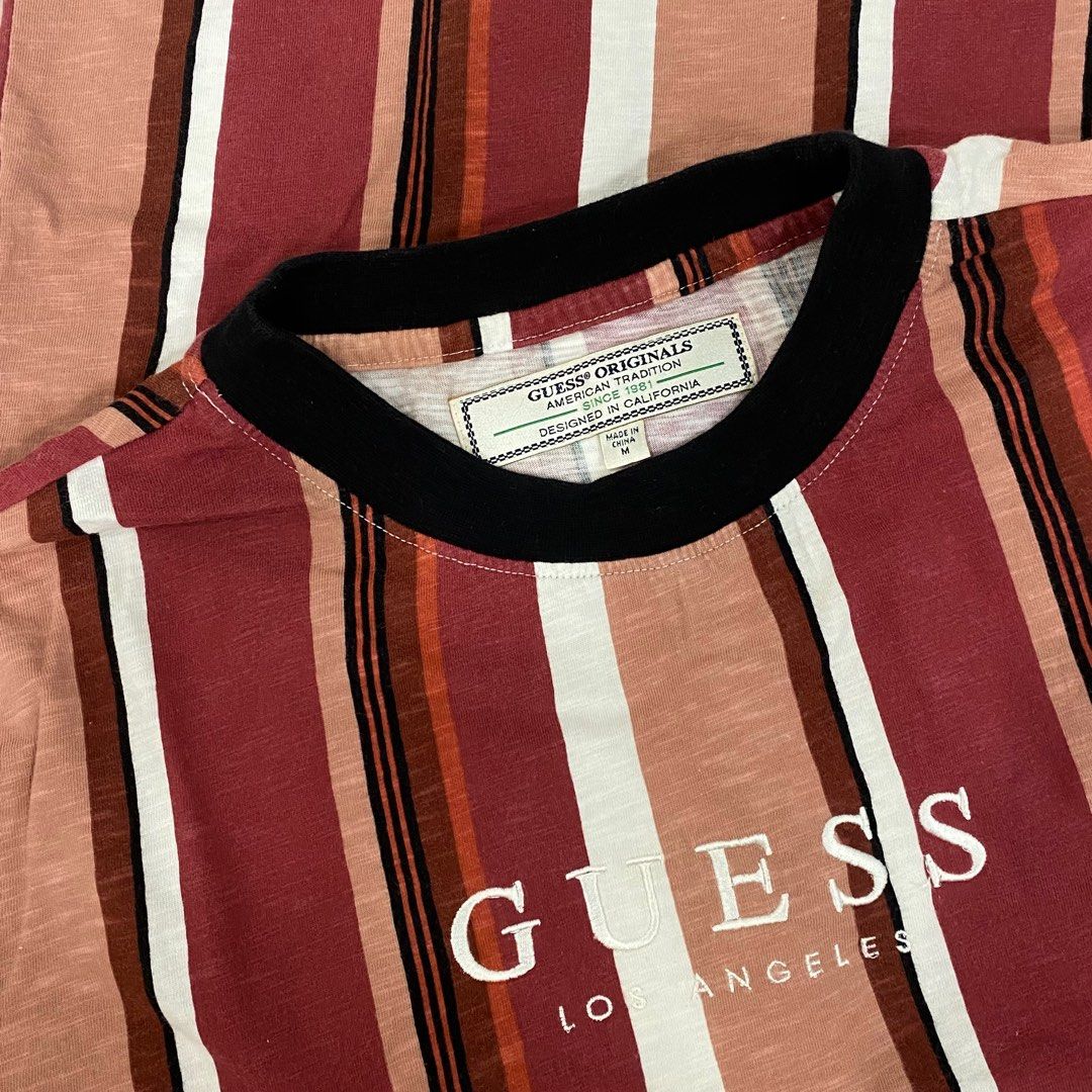 Guess originals 1981 sayer striped tee sale