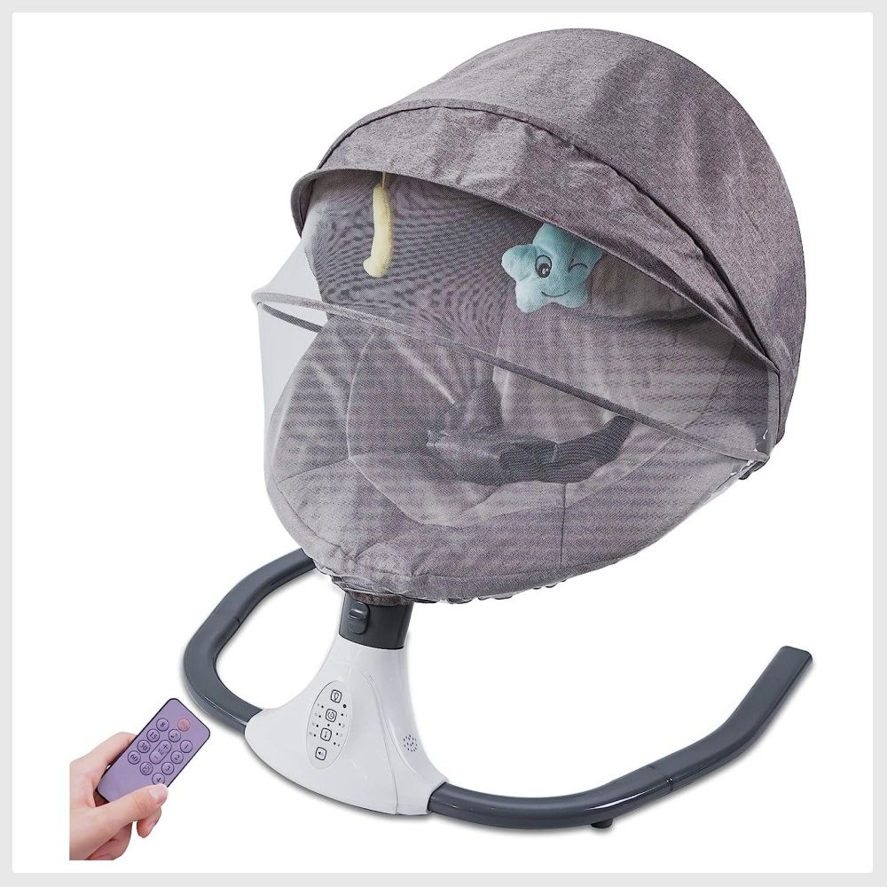 Portable baby shop swing girl
