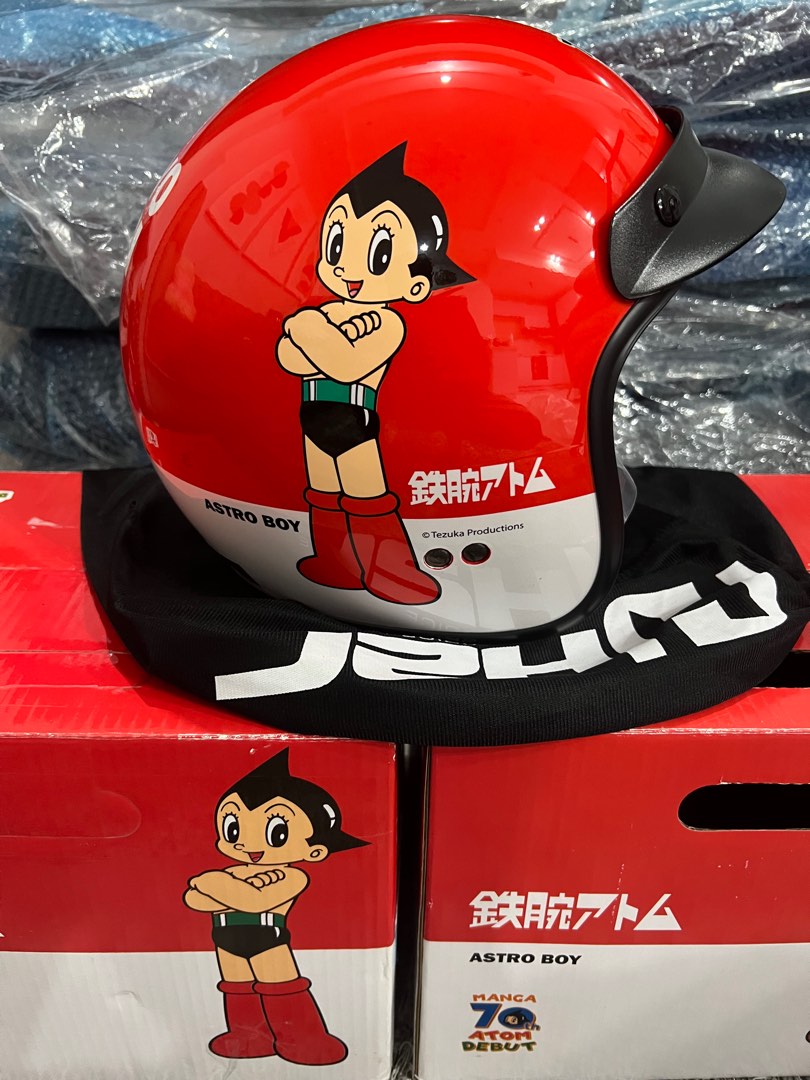 H2C Tokyo Atom Helmet Astro Boy, Motorbikes, Motorbike Parts