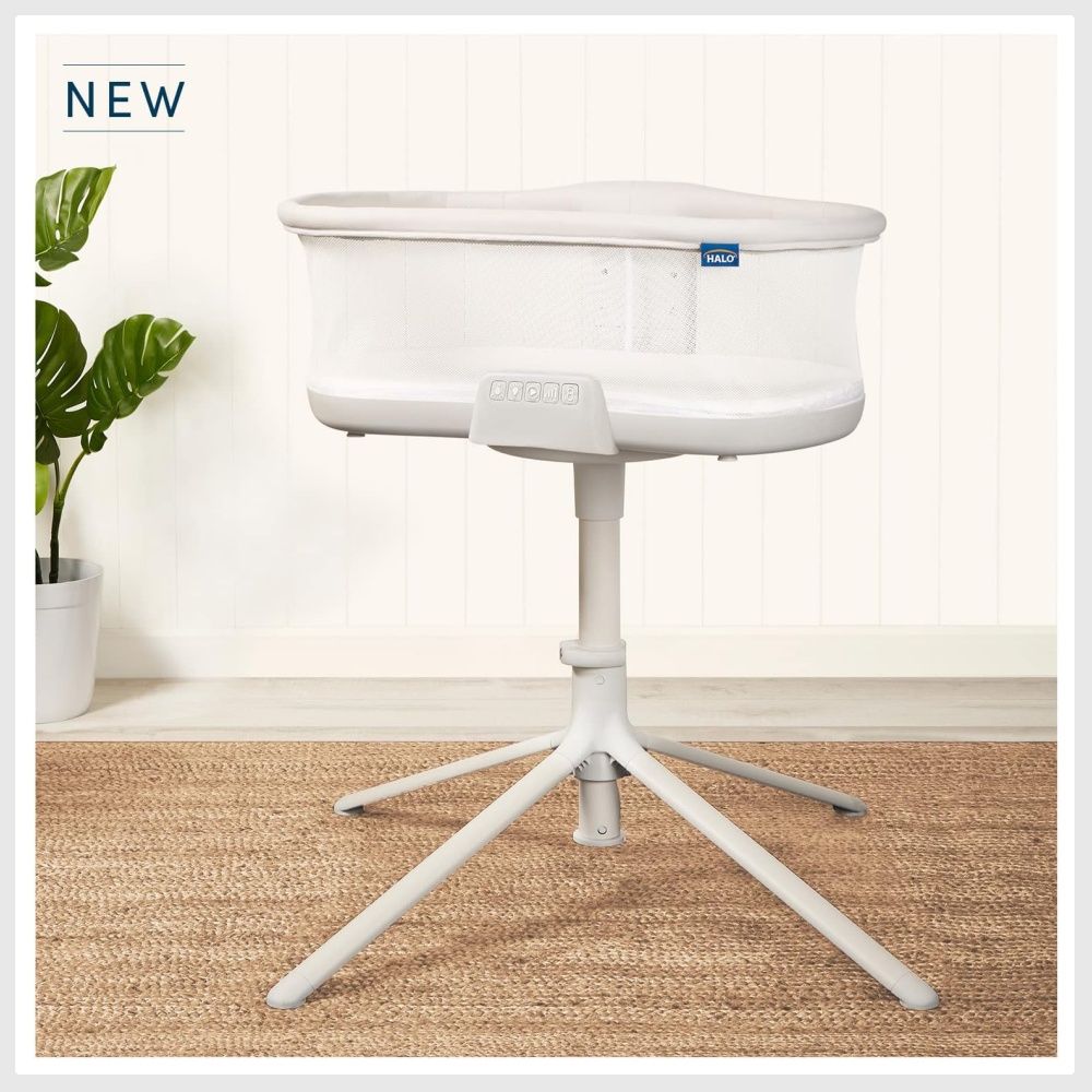 Halo BassiNest 3.0S, Baby with Soothing Center, Swivel Newborn
