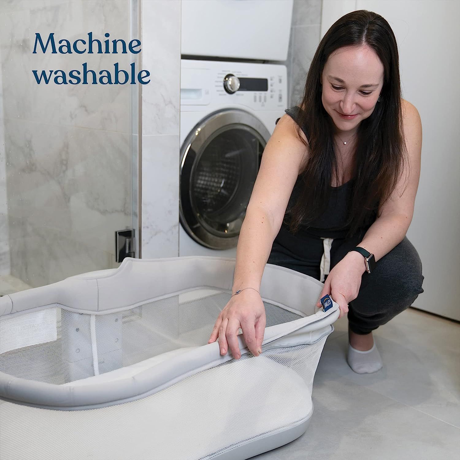 Halo BassiNest 3.0S, Baby with Soothing Center, Swivel Newborn