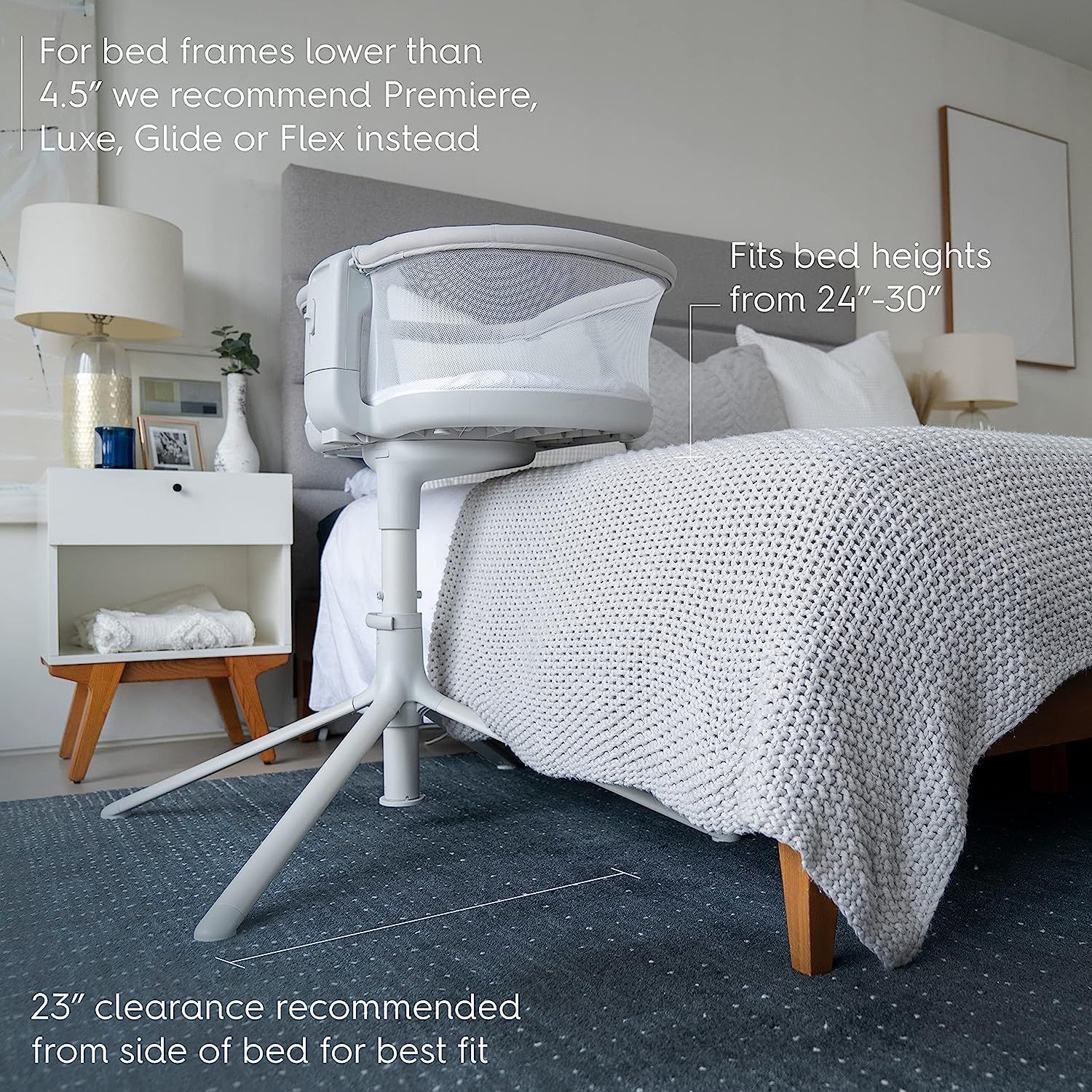 Halo BassiNest 3.0S, Baby with Soothing Center, Swivel Newborn