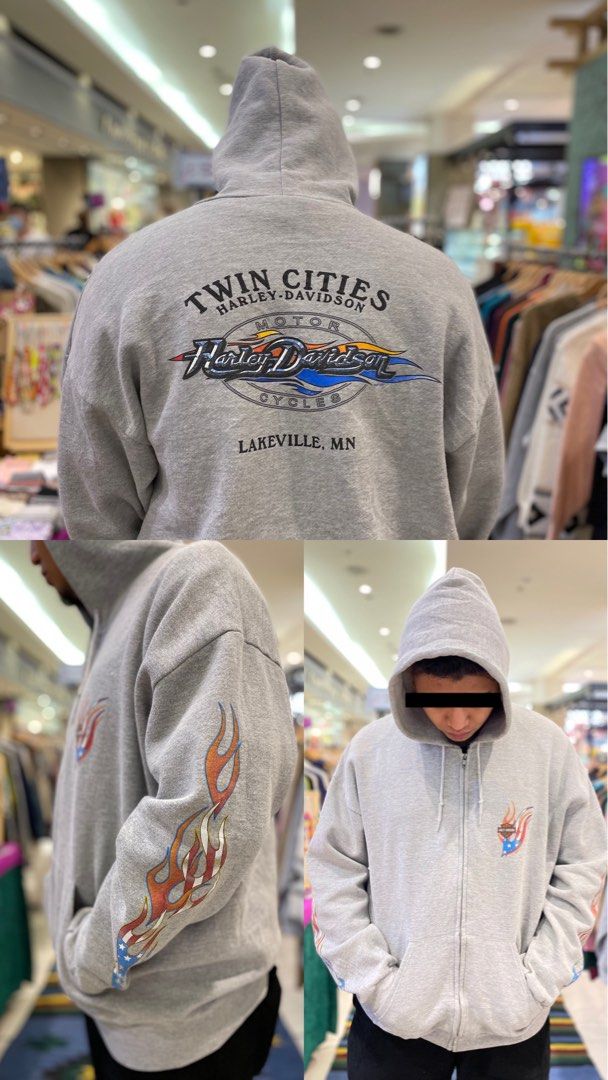 Harley zipper hoodie on sale