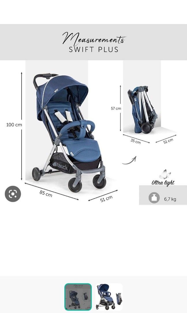 Stroller hauck swift plus discount