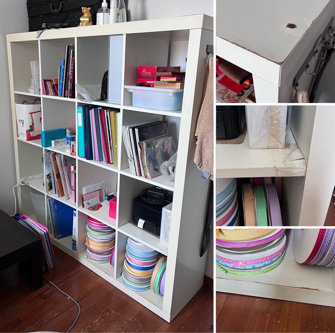 Used kallax best sale shelf