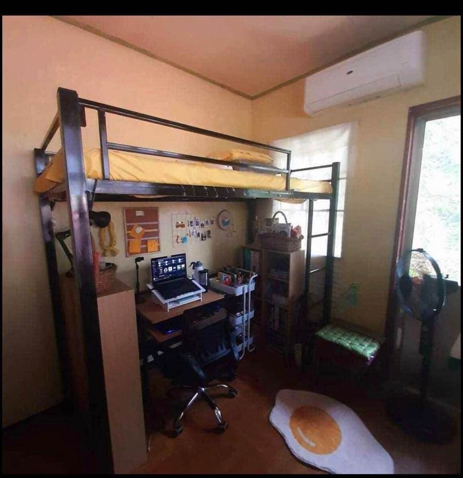 Heavy Duty Queen Size Loft Bed w/ Uratex Mattress 6" on Carousell