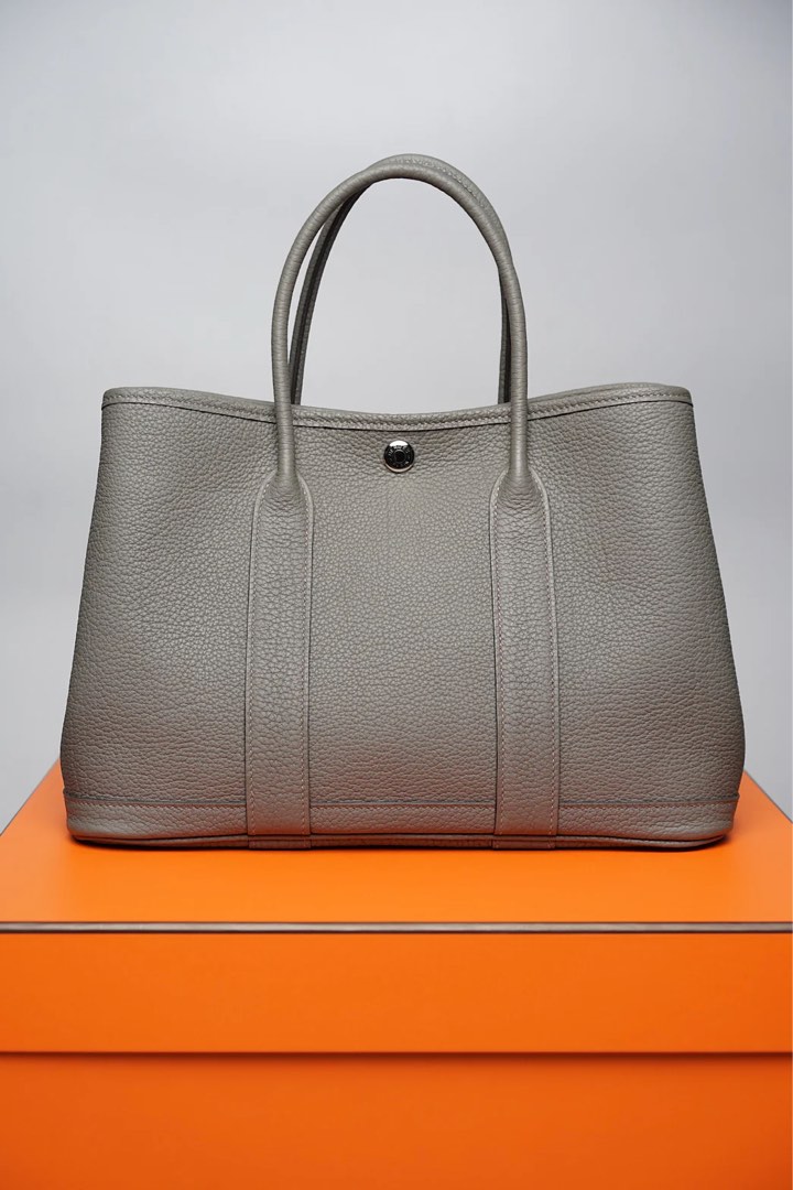 Hermes Garden Party 30 - Gris Meyer PHW – PH Luxury Consignment